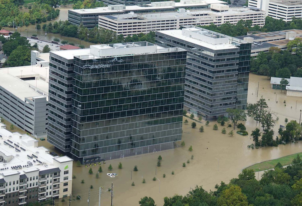 Flooded Commercial Buildings