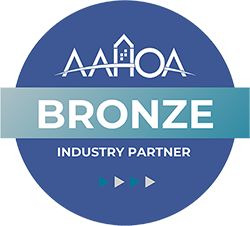 AAHOA Bronze Seal Blue