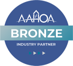 AAHOA Bronze Seal Blue