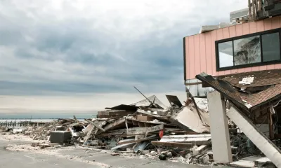Hurricane Damage of Pink Beach House