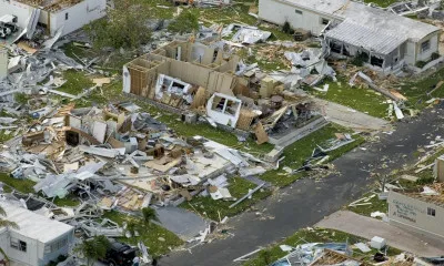 Damaged Residential Neighborhood