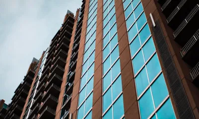 View of a High-Rise Apartment Complex