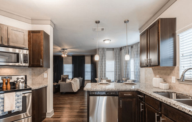 Interior View of Residential Kitchen