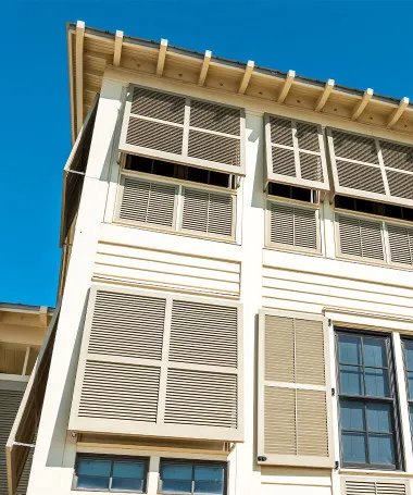 Commercial Building Damaged by a Windstorm