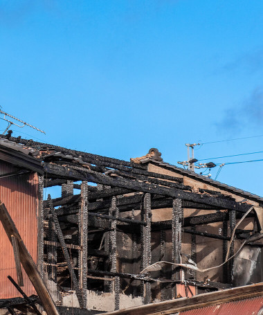 Residence Destroyed by a Fire